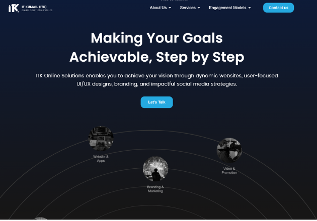 IT Kumail Website project screenshot
