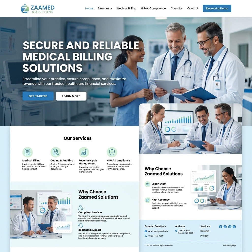 Zaamed Solutions project screenshot