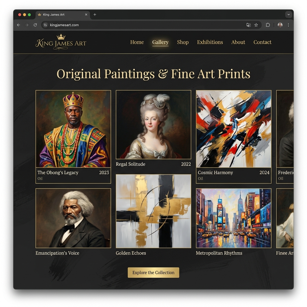 King James Art project screenshot