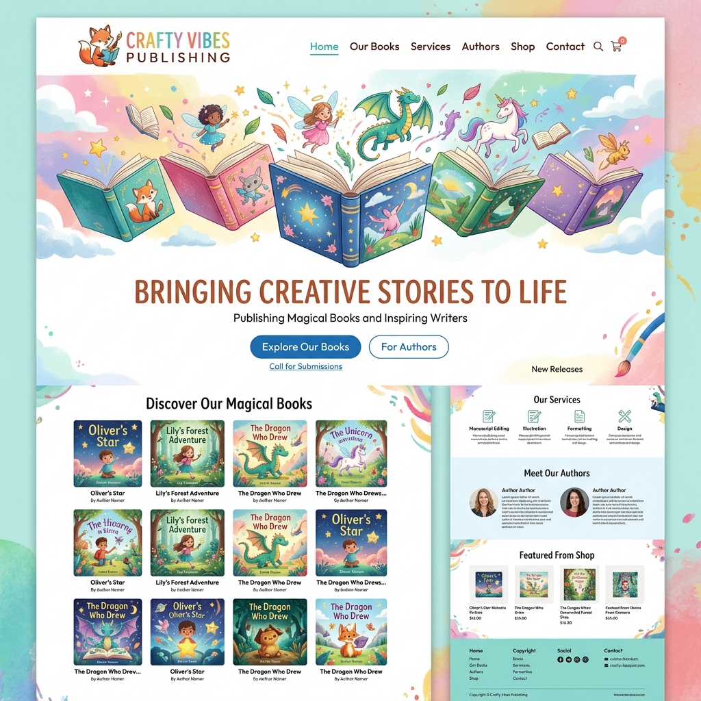 Crafty Vibes Publishing project screenshot